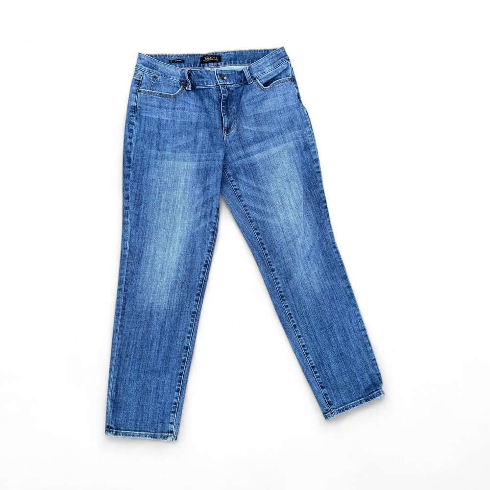 Talbots medium wash boyfriend jeans